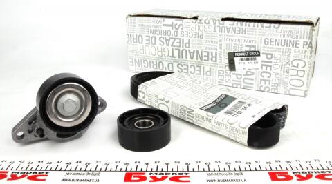 Комплект натягувач + ролик + ремінь генератора Renault Kangoo I 1.4 + 1.6 16V (AC) (6PK1750) Комплект натягувач + ролик + ремінь генератора Renault Kangoo I 1.4 + 1.6 16V (AC) (6PK1750)