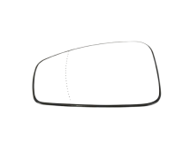 Скло дзеркала заднього виду (L, ліве, з підігрівом, асферичне) Renault Megane III