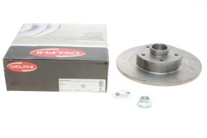 Диск гальмівний (задній) Renault Scenic III 2.0dCi 09- (290х11) (+ABS) (з підшипником)