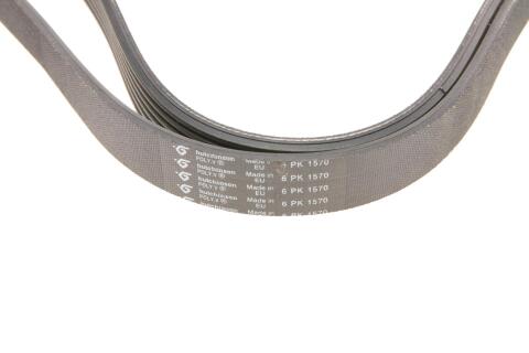 Ремінь генератора Audi A4 1.6-2.0 00-08 (6PK1570) Ремінь генератора Audi A4 1.6-2.0 00-08 (6PK1570)