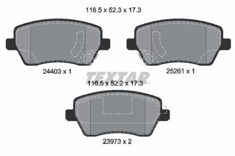 Колодки тормозные (передние) Nissan Micra IV/V 10-/Note 13- (Lucas) Q+