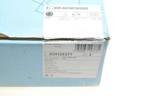 Диск тормозной (передній) Honda Accord VII 03-08 (300x25)