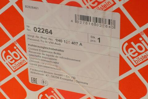 Бачок розширювальний VW Caddy II/Passat/Polo 81-04