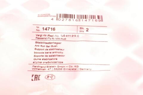 Втулка стабілізатора (переднього) VW Golf IV 1.6-2.8 97-09 (d=21mm) Втулка стабілізатора (переднього) VW Golf IV 1.6-2.8 97-09 (d=21mm)