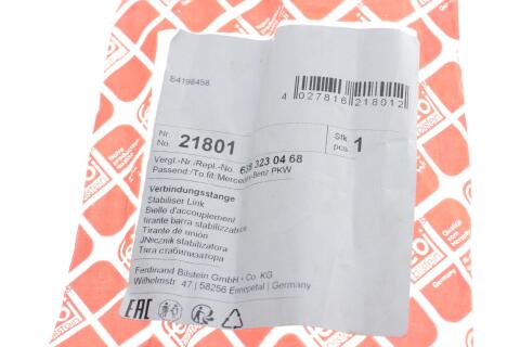 Тяга стабілізатора (переднього) (L) MB Vito (W638) 2.2CDI 96-03