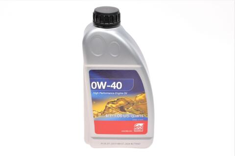 Олива 0W40 (1л) (MB 229.5/MB 229.3/VW502.00/505.00/Porsche A40)