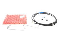 Трос ручника (задній) Ford Connect 02-13 (-ABS) (низька база) (барабанне гальмо)