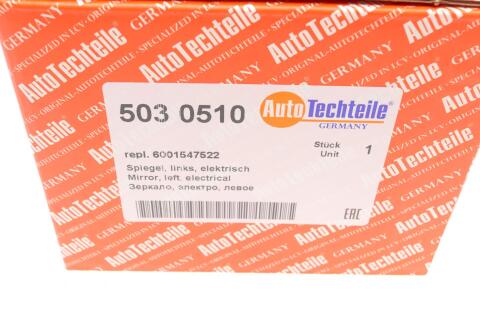 Зеркало заднего вида Dacia Logan 04-09 (L)