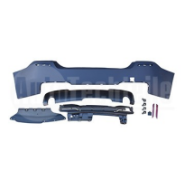 Бампер (задній) BMW 5 (F10) 09-16 (M-Technic) (з отвором PDC/2-х сторонній вихлоп))