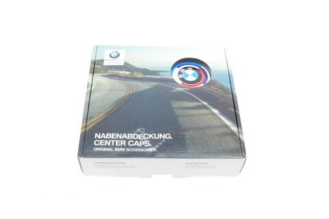 Колпак колесного колеса BMW 50 Year M (112mm) (к-кт 4шт.)