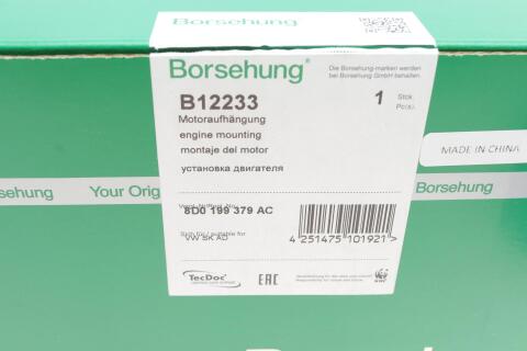 Подушка двигуна (передня) (L) Audi A4/A6/ VW Passat 2.4-2.8/1.9TDI/2.5TDI -05