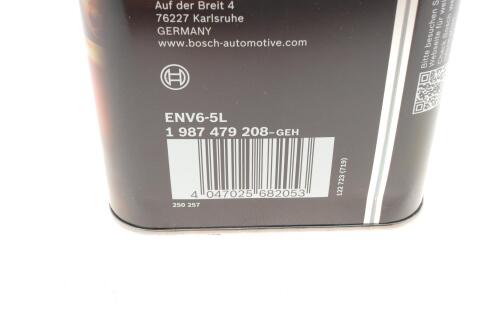 Гальмівна рідина ENV6 (DOT4/DOT3/DOT5.1) (5L)