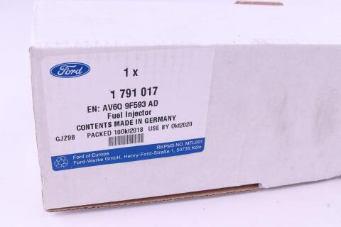 Форсунка Ford Focus III 1.6TDCi 10-17/Transit Connect 1.6TDCi 13- Форсунка Ford Focus III 1.6TDCi 10-17/Transit Connect 1.6TDCi 13-