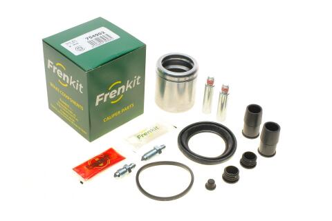 Ремкомплект супорта (переднього) VW Caddy III 04-15 (d=54mm)(Ate)(+ поршень/направляюча) SuperKit