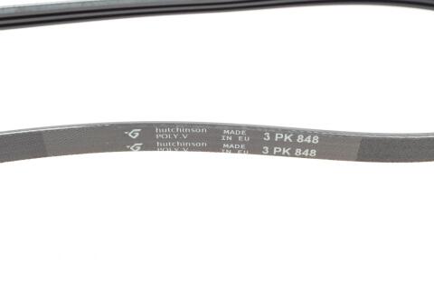 Ремень генератора Toyota Yaris Verso1.3-1.5 99-05 (3PK848)