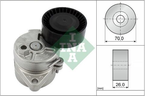 Натяжник ремня генератора BMW 3/5/7/X5 1.6/2.0/2.5/2.8/3.0 95-, M43/M52/M54