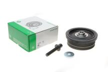 Шків колінвалу BMW 3 (E46/E90)/5 (E60)/X3 (E83) 01-11 (167x76.5) (4PK+6PK) (з болтом), N47/M47