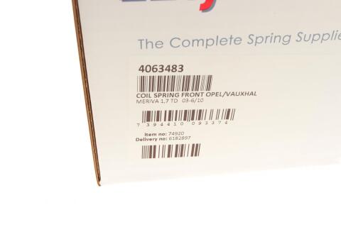 Пружина (передняя) Opel Meriva A 1.7CDTI/DTI 03-10 (вен)