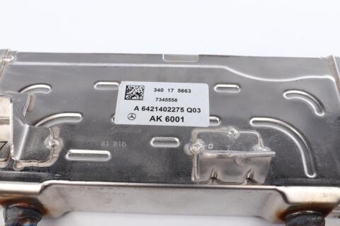 Радіатор рециркуляції ВГ MB Sprinter 906 OM642/Vito/Viano (W639) 3.0 CDI 05- (EGR)