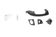 Ручка дверей (передніх/ззовні) (L) VW Golf/Passat 10-/Skoda Superb 08-15 (вар.оснаще. guidadestra)