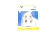 Автолампа C5W 12V 5W SV8.5 (11x35mm) (блістер/к-кт 2шт) Автолампа C5W 12V 5W SV8.5 (11x35mm) (блістер/к-кт 2шт)