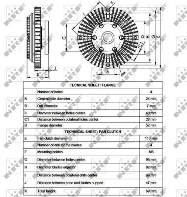 Муфта вентилятора Suzuki Jimny/Baleno/Wagon R+ 1.3 98- Муфта вентилятора Suzuki Jimny/Baleno/Wagon R+ 1.3 98-