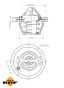 Термостат Ford Fiesta 1.25 16V 95-02 (82°C), фото 2 - інтерент-магазин Auto-Mechanic