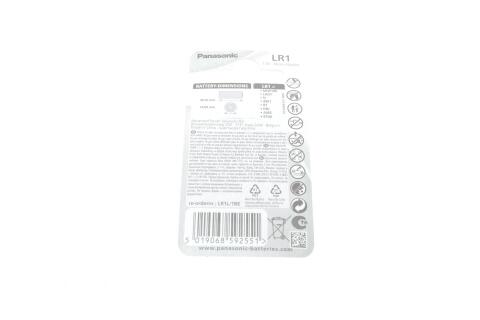 Батарейка Panasonic LR1 (910A) 1.5V