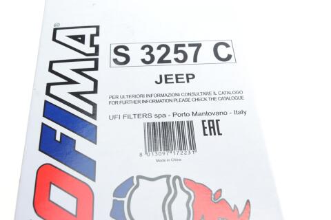 Фильтр салона Jeep Cherokee 2.7CRD/3.1TD/4.7 V8 99-05/ Commander 3.7 V6 05-10