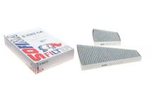 Фильтр салона VW Phaeton 02-16 (угольный) (к-кт 2 шт.) Фильтр салона VW Phaeton 02-16 (угольный) (к-кт 2 шт.)