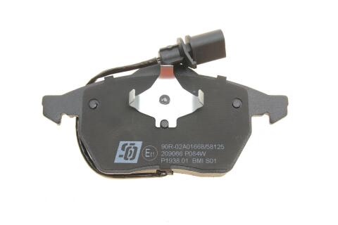 Колодки тормозные (передние) Audi A4/A6/VW Passat 95- (с датчиком)