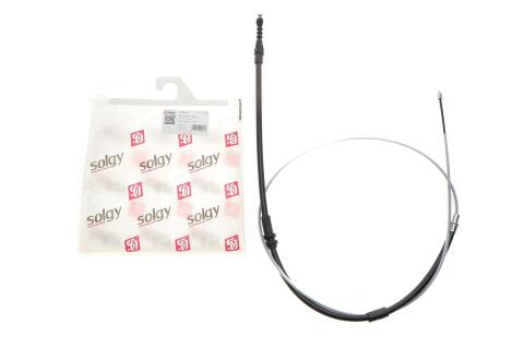 Трос ручника (задній) VW Caddy 08- (довга база) (2025/757мм) Трос ручника (задній) VW Caddy 08- (довга база) (2025/757мм)