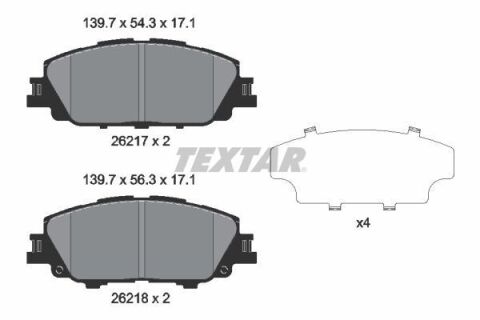 Колодки гальмівні (передні) Toyota Corolla/Yaris 18- (Advics)