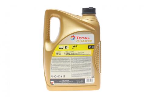 Моторное масло TOTAL QUARTZ INEO MDC 5W-30, 5 литров Моторное масло TOTAL QUARTZ INEO MDC 5W-30, 5 литров