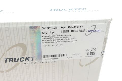 Кулак поворотний (цапфа) Audi A6 2.4-4.2 04-11 (R) (передня)