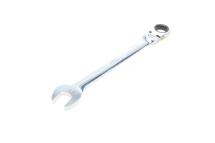 Ключ рожково-накидный с трещоткой 17 мм 72 зуб. L-228 мм