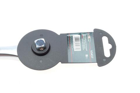 Тріскачка 1/2" ротаційна 72 зубця 288 мм з поворотною ручкою на 360°