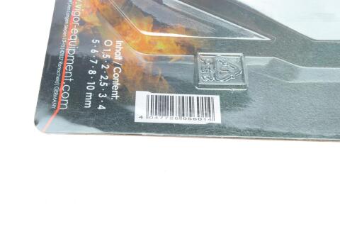 Набір ключів Г-под. Hex з круглим кінцем 1,5-10 мм