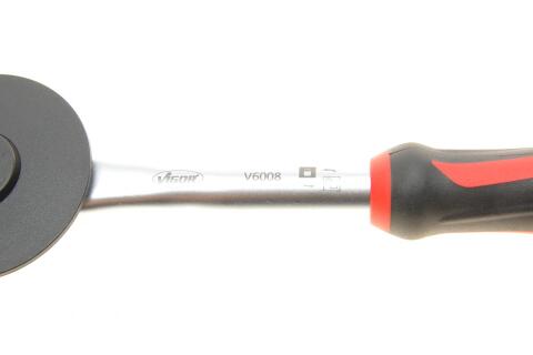 Тріскачка 3/8" ротаційна 72 зубця 237 мм з поворотною ручкою на 360°