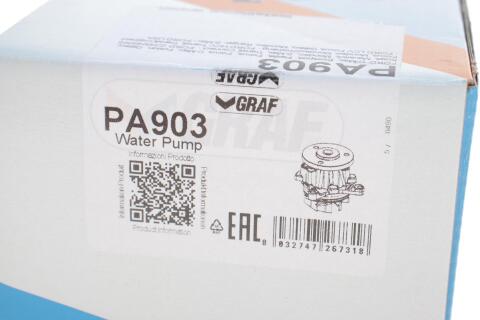 Насос воды Ford C-Max I/Focus II/III/Mondeo III/IV/V/Mazda 3/5/6/CX-7 1.8/2.0/2.3 00- (R/B) (6 лоп.)