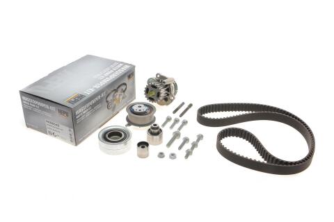 Комплект ГРМ + помпа Audi A3/Seat Leon 2.0TDI 06-12 (160x25)(помпа P654) Комплект ГРМ + помпа Audi A3/Seat Leon 2.0TDI 06-12 (160x25)(помпа P654)