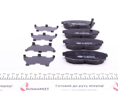 Тормозные колодки (задние) Subaru Impreza/Outback 08-/Legacy 09-14/Forester 13-