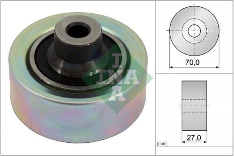 Ролик генератора Citroen C3/C4/Peugeot 207/307 02- (паразитний) (70x27) Ролик генератора Citroen C3/C4/Peugeot 207/307 02- (паразитний) (70x27)