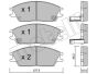 Колодки гальмівні (передні) Hyundai Accent I/II 94-05/Getz 02-10/Elantra 90-00/Pony 85-95, фото 3 - інтерент-магазин Auto-Mechanic