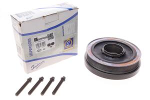 Шкив коленвала BMW 3 (E90/F30/F80)/5 (F10) 1.6-2.0 d 07- (10x185) (в комплекте с болтами)