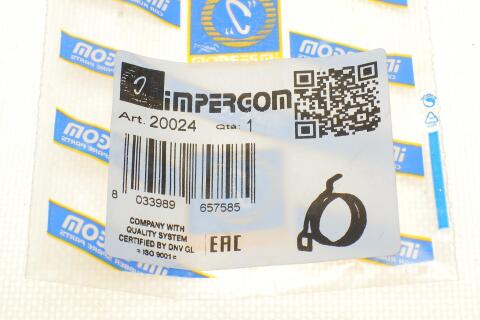 Хомут металевий самозажимний (24мм)