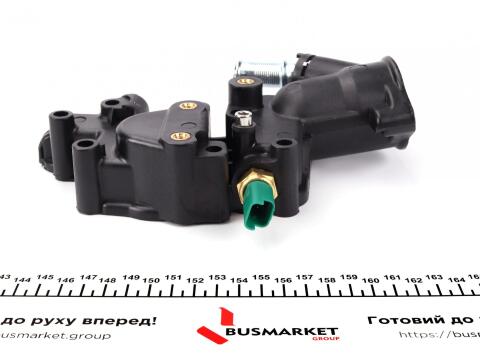 Корпус термостата Citroen Berlingo/Peugeot Partner 1.1-1.6i 96- (+ датчик) Корпус термостата Citroen Berlingo/Peugeot Partner 1.1-1.6i 96- (+ датчик)