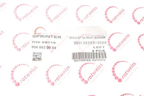 Бризковик (передній) (L) MB Sprinter/VW Crafter 06- (9068820004)