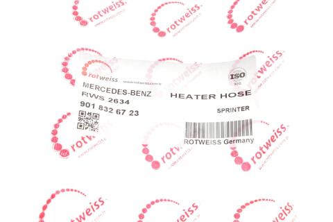 Патрубок пічки MB Sprinter 2.2CDI 00-06 (OM611) Патрубок пічки MB Sprinter 2.2CDI 00-06 (OM611)