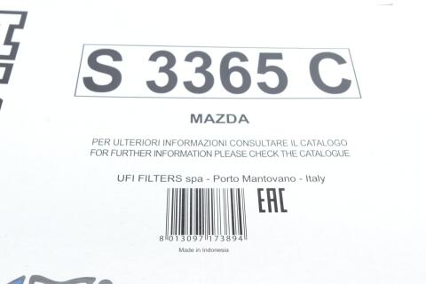 Фільтр салону Mazda 2/ CX-3 1.5/2.0 16V 14-